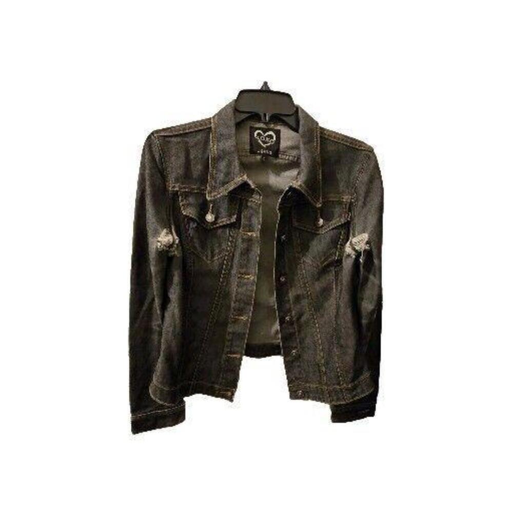 XOXO Jeans L Jean Jacket Grunge 90s‎